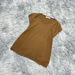 ■【良品】Sonny Label  サニーレーベル  半袖カットソー  無地  (F)  ヘルシー  モード  レディース  茶系 ブラウン【送料無料】のサムネイル