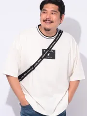 KANGOL (カンゴール) ラインリブ クルーネック ボックスロゴ 半袖 Tシャツのサムネイル