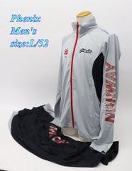 phenix - Phenix フェニックス メンズ トレーニングウェア セットアップ L/52 シルバーブラック SEMD1933A R2505-189 Phenix フェニックス メンズ トレーニングウェア セットアップ L