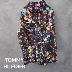 TOMMY HILFIGER トミーヒルフィガー  長袖シャツ 花柄 マルチカラー 中古 古着