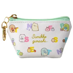 すみっコぐらし 三角ミニポーチ イニシャル バッグに付けてもかわいいポーチ SG33988(INITIAL)