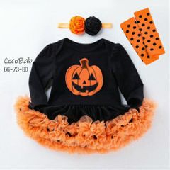 一歳 ドレス ハロウィン ベビードレス 女の子 ベビーハロウィン コスチューム ロンパース Halloween cocobaby