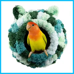 【迅速】 インコ おもちゃ鳥の巣・巣箱バードテントインコ ヒーター 保温ふわふわぬいぐるみニット小動物 ハンモック ハウス 冬吊り下げ文鳥セキセイインコ おもちゃ可愛い丸い洞窟オカメインコ 鳥 おもちゃハムスター 隠れ家遊び場寝床モルモット ハウス小鳥用品 防