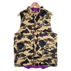 A BATHING APE リバーシブル ダウンベスト - メルカリ