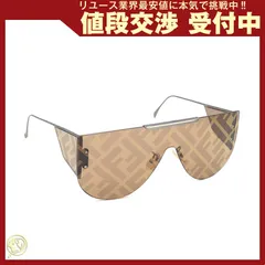 FENDI フェンディ べっこう サングラス ズッカモチーフ FF イタリア製 FENDI軽いサングラス♪FFズッカ柄♪ホワイト (FENDI/サングラス