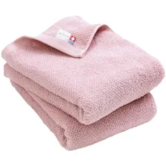 【新着商品】今治タオル バスタオル 2枚セット ブランド認定 日本製 速乾 高吸水 綿100% 国産 中厚 無地 Eve ピンク