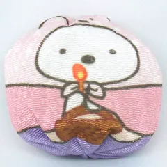 【中古】ぬいぐるみマスコット・ぬいぐるみバッジ 【シークレット】ふろしき＆しろくま(マッチ売りの少女) 「映画すみっコぐらし おてだまコレクション」