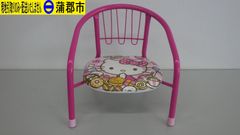 【現地引き取りのみ　リユース品】子供用パイプイス　ハローキティ（R7－252）