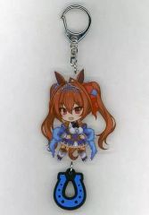 ウマ娘 ラバー蹄鉄付きアクリルキーホルダー ナイスネイチャ - メルカリ