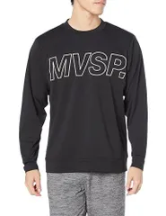 BK_O [デサント Tシャツ ロングスリーブシャツ 長袖シャツ ロンＴ 裏起毛 ビックロゴ MOVESPORT MVSP サンスクリーン UVカット BK