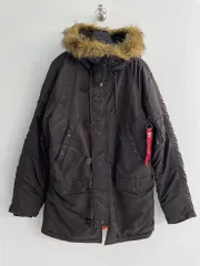 ALPHA INDUSTRIES(アルファ インダストリーズ) N3B ダウンジャケット 茶色