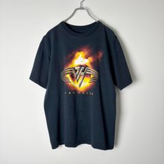 【Lサイズ】古着 00s VAN HALEN ヴァンヘイレン TOUR 2004 Tシャツ 両面プリント バンド ロック ブラック
