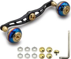 ゴメクサス100mmパワーハンドル シマノ用 チタンノブ 中古美品 - メルカリ