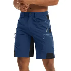 【新着商品】半ズボン メンズ ハーフパンツ トレーニングショーツ ジョギングウェア 筋トレ ルームウェア 吸汗速乾 ブルー L 1