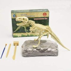 恐竜発掘キット 化石 おもちゃ 化石発掘キット 骨格組立 恐竜発掘セット 知育 子供用( ティラノザウルス)