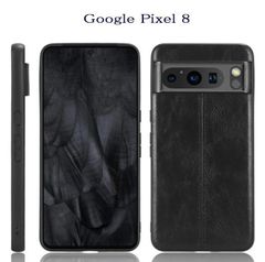 Google Pixel8　レザーケース　ブラック