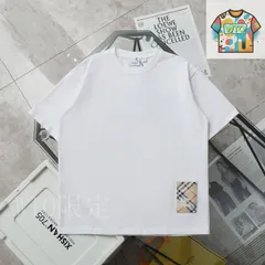 【今日WTO】Burberry タグパッチ 戦馬刺繍ロゴ T シャツ-WF56