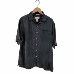 ユーズドフルギ USED古着 {{Paradise Collection}} シルク100 オープンカラーシャツ メンズ import：M 
