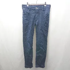 ◇ Θ EDWIN エドウィン 無地 ストレートジーンズ サイズM ネイビー系 メンズ E  【1507030000653】