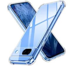 ガラス 保護フィルム セット Google Pixel 8a クリア シリコン ケース カバー ガラス 保護 フィルム ピクセル 8a TPU ソフト 透明 スマホケース