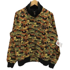 プーマ PUMA リバーシブル リップストップ カモ柄 MA-1 ブルゾン ジャケット メンズ import：M のサムネイル