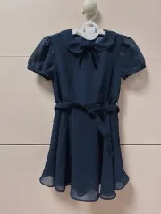 ポロ Ralph Lauren(ラルフローレン) 女児 ワンピース 2T ネイビー