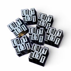 "COZY WEST" Logo Pin Badge