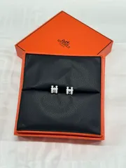 即購入優先[ほぼ新品]HERMES POPHminiポップHピアス