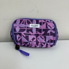 【moana by AREMITI】ポーチ　大きめポーチ　マチ付きポーチ　美品　紫