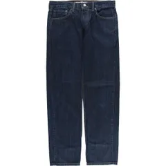 古着 リーバイス Levi's 505 STRAIGHT FIT 濃紺 テーパードデニムパンツ メンズw34相当/eaa565300