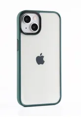 【新着商品】(グリーン) ストラップホール付き レンズ保護 サイドカラー 軽量 透明 シンプル 薄型 可愛い 韓国 おしゃれ 13mini iPhone iPhone スマホケース クリア クリア ケース mini 13 かわいい クリアケース iPhone1