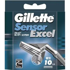訳あり Ｐ＆Ｇ ジレット センサーエクセル専用 替刃 10個入 カミソリ替え刃_bc10057_ パケ