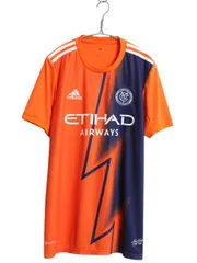 【お得なクーポン配布中!】 アディダス ニューヨーク シティ サッカー ユニフォーム メンズ S / 古着 正規品 MLS 22 23 モデル オフィシャル 当時物 レプリカ Tシャツ