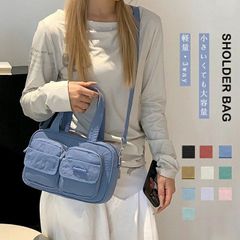 ショルダーバッグ レディース ブランド 軽量 斜めがけ バッグ 軽い ナイロン お出掛け 斜め掛けバッグ 小さめ 財布バッグ ショルダー かばん 大容量 多収納 無地 ポケット 3way 肩掛け ワンマイル 通勤バッグxiaokb288