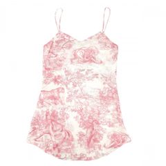 【売り尽くし】 ディオール トップス レディース トワルドゥジュイ キャミソール アパレル 服 Dior 46 ピンク シルク    春 夏【中古品】