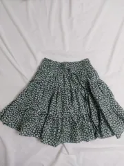 フラワーミニ フルスカート バンディング スカパン 55 花柄スカート