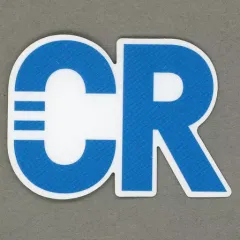 【中古】シール・ステッカー Crazy Raccoon(ロゴ：ブルー) CRロゴステッカー 「MEMBER CAN BADGES ＆ STICKERS SET 1」 