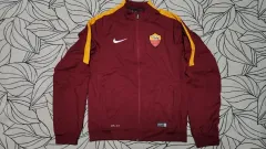 14-15 NIKE ASローマ サッカー ナイロンジャケット ジップアップ L 14-15 NIKE ASローマ サッカー ナイロンジャケット ジップアップ L