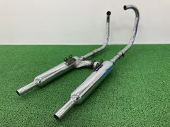 W650 マフラー K470 カワサキ 純正 中古 バイク 部品 EJ650A カット加工済 コケキズ無し 品薄 希少品 車検 Genuineのサムネイル