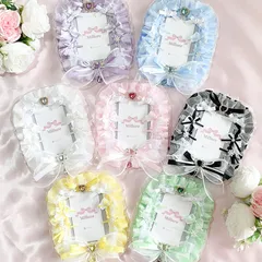 【現品のみ・超数量限定】硬質ケース/ケースデコ/トレカケース/トレカデコ/推し活/推しカラー/レース/リボン【67】