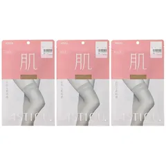 [アツギ] ストッキング ASTIGU(アスティーグ)【肌】 ストッキング 自然な素肌感 ひざ上丈  レディース ベビーベージュ M