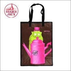 トレーダージョーズ  TRADER JOE'S エコバッグ フクロウ柄