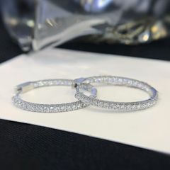 sabai♡様専用 ダイヤモンド フープピアス 両耳用 PT950 - メルカリ