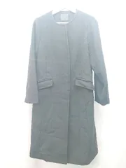 ◇ KBF カジュアル シンプル 秋冬コーデ モノトーン 長袖 ロングコート サイズone ブラック レディース E  【1310050010270】のサムネイル