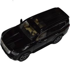 TOYOTA Land Cruiser 1/24スケール 黒 DIECAST ダイキャスト ミニカー プルバック機能付き 完成品