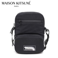 25SSモデル メゾン キツネ MAISON KITSUNE レディース フラッシュフォックス クロスボディバッグ【BLACK】 OM05174WQ4034 BLACK/【2025SS】l-bag