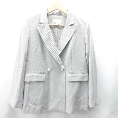 ◇ ⊇ JILL by JILLSTUART パールボタン 長袖 ジャケット サイズ表記なし グレー系 レディース E  【1503050037402】