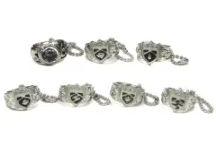 【中古】キーホルダー・マスコット(キャラクター) 全7種セット 「家庭教師ヒットマンREBORN! ボンゴレリングコレクション」