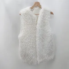 ◇ ⊇ Discoat ディスコート カジュアル 無 ベスト サイズM ホワイト系 レディース E  【1505290039956】