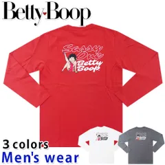 ベティ ちゃん 長袖 Tシャツ メンズ ベティー ブープ アニメ グッズ BE1251-10B